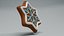Snowflake Cookie 3D