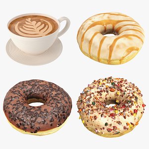 3D Donut best with coffee