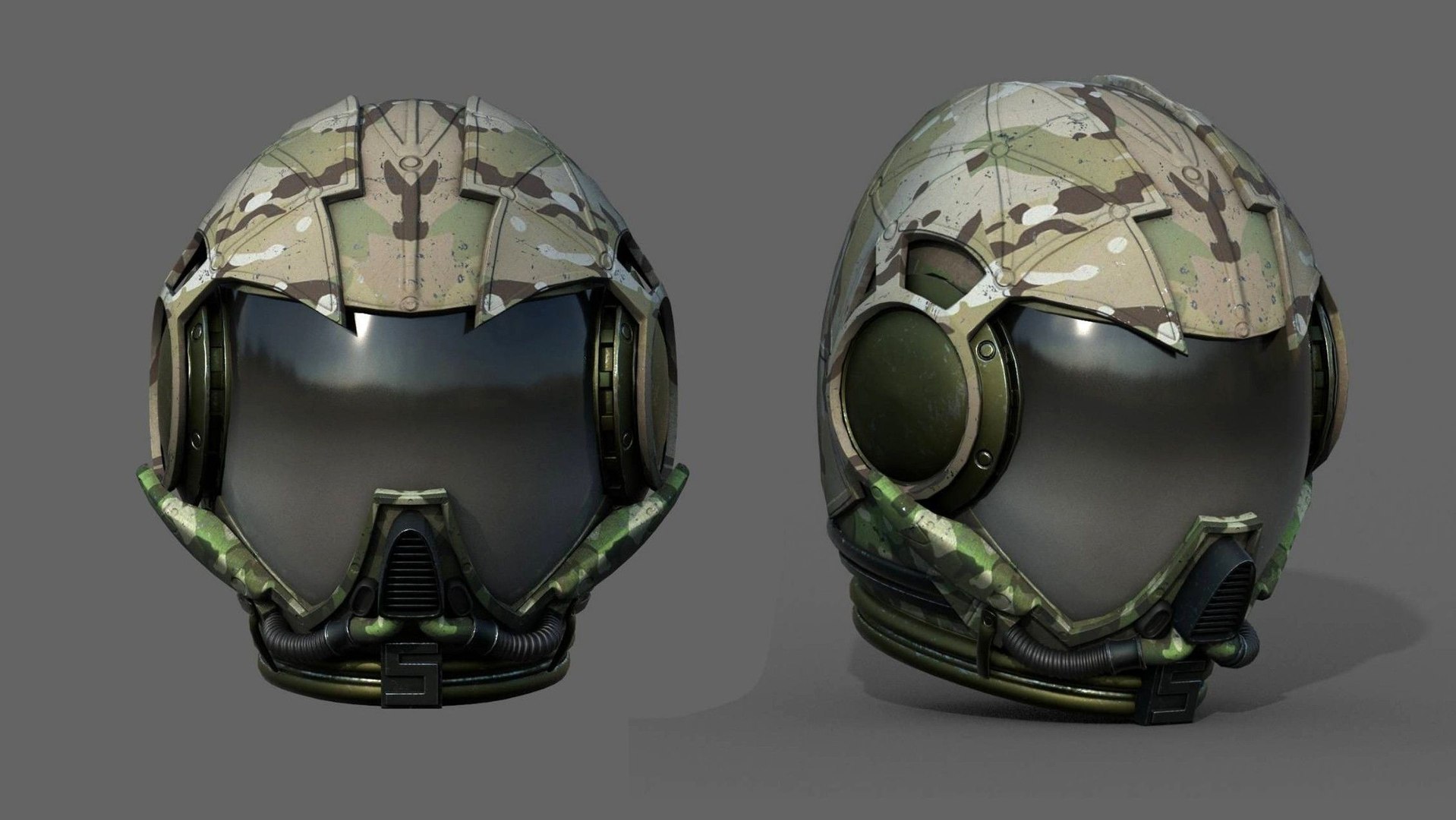 Helmet armor 3D model - TurboSquid 1475603