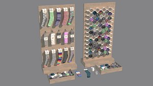 covered furniture 3D model