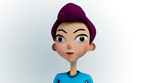 3D girl cartoon