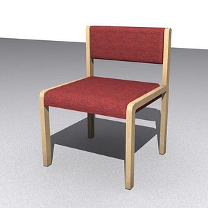 3d model chair library office
