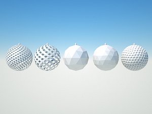 xmas sphere 3D model