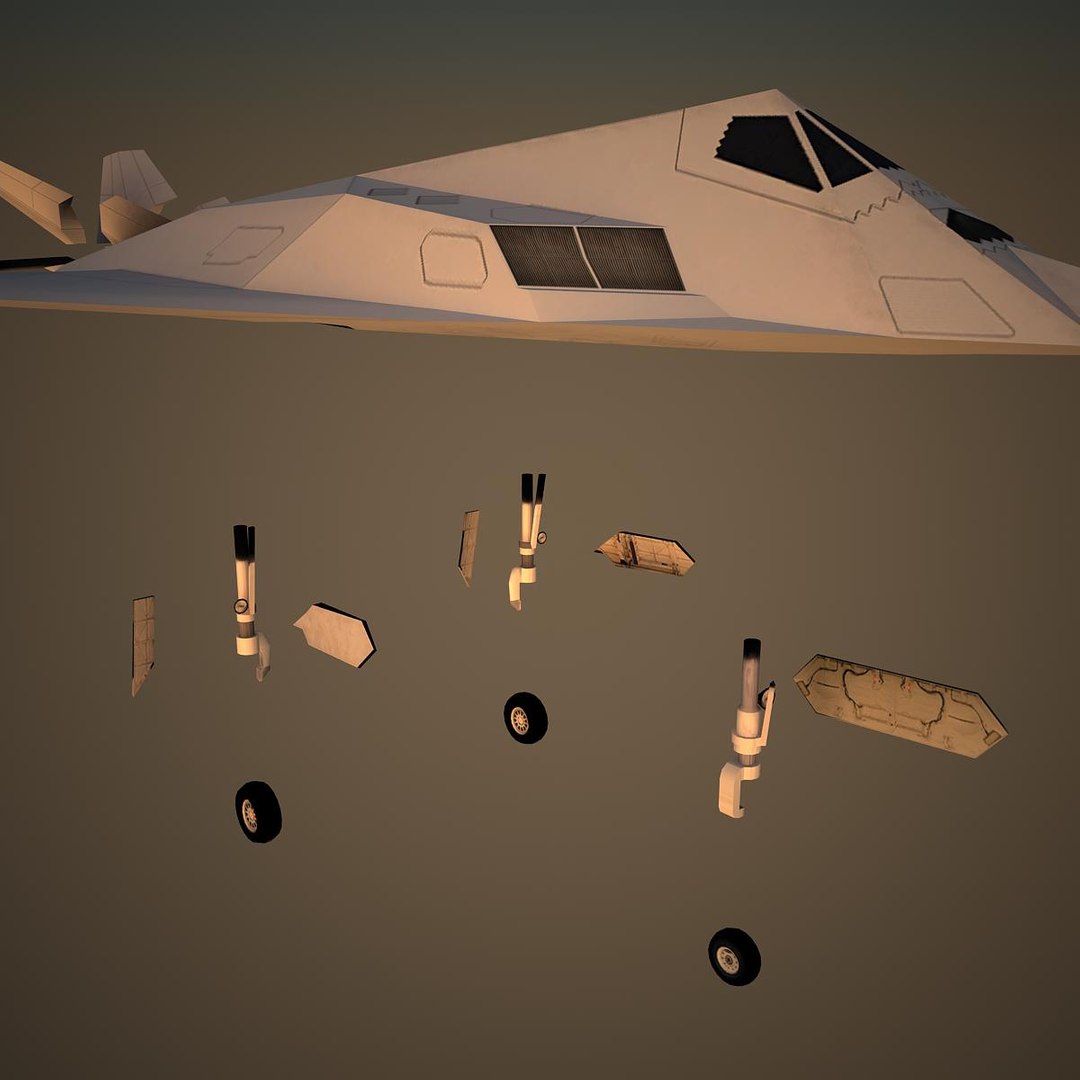 3d lockheed nighthawk air
