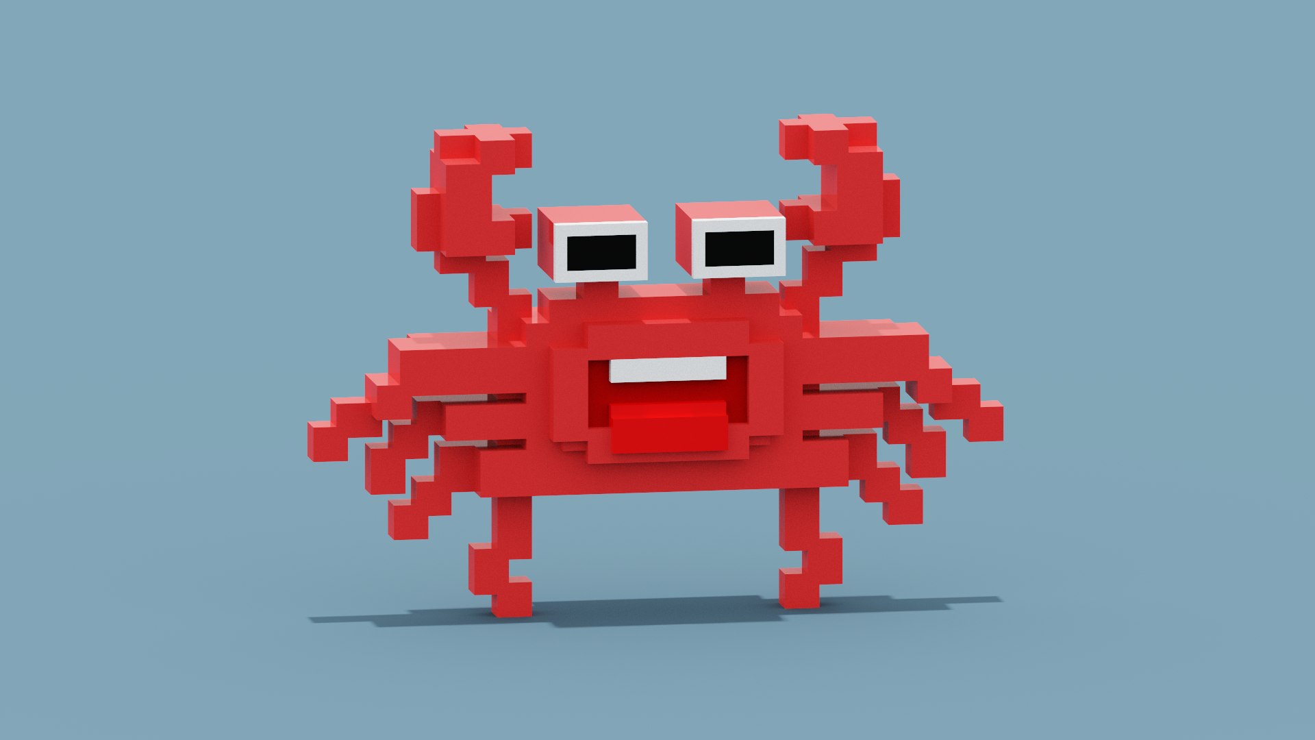 3D Voxel Crab https://p.turbosquid.com/ts-thumb/ec/xj0WXw/Mb/spin202209011307470000/png/1662027869/1920x1080/fit_q87/6f64a70ada3c62df5efc68b8d205ab5129ecd2e1/spin202209011307470000.jpg
