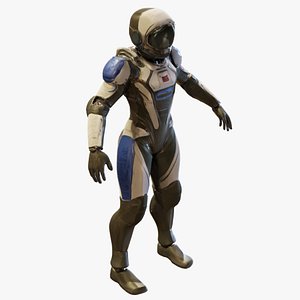 Sci-Fi Humanoid Robot Character