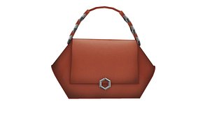 Leather Handbag 3D