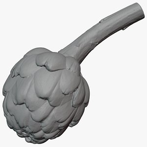 Artichoke with Stem - For 3D Print