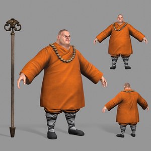 buddhist monk model