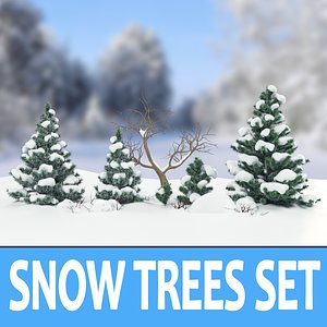 Snow Trees Set