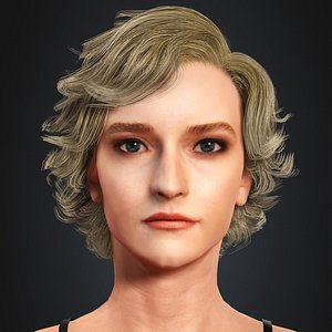 3D model Julia Garner Character