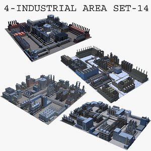 4-Industrial area set -14 3D model