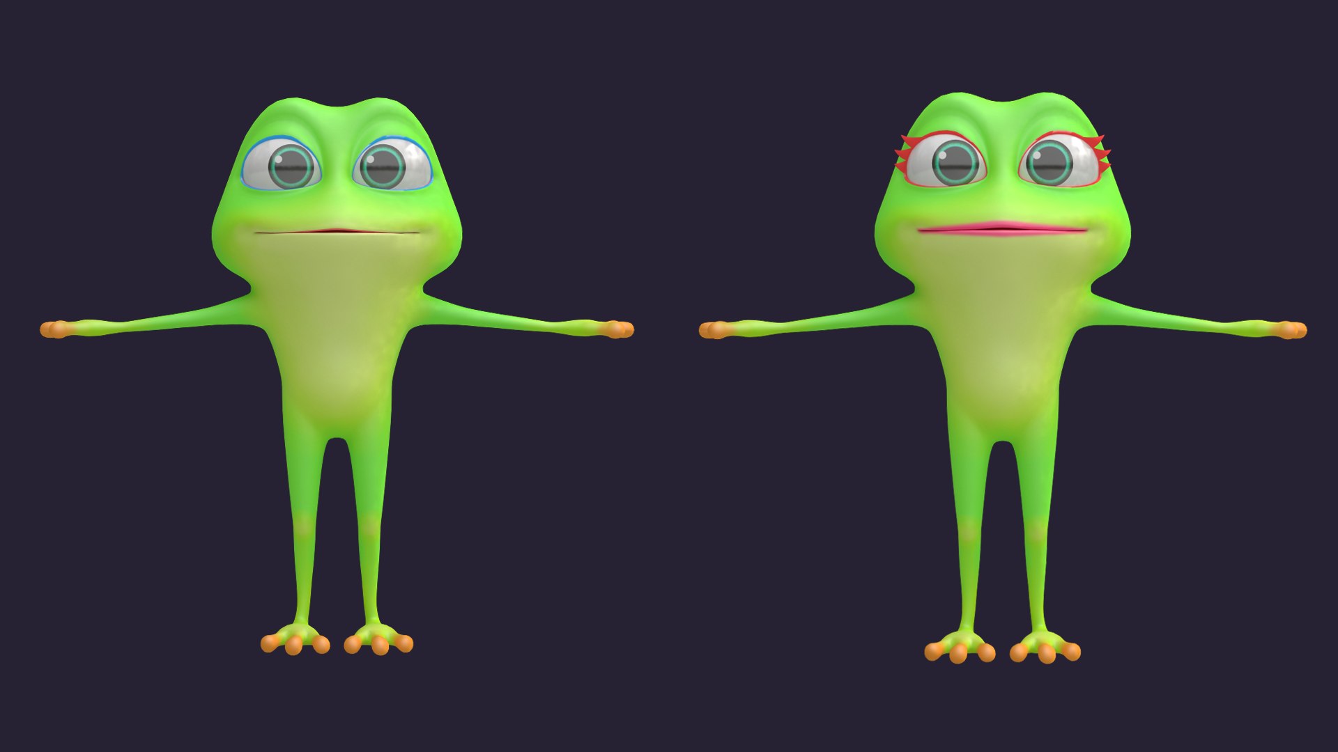 Female hightpoly T-Pose | 3D model