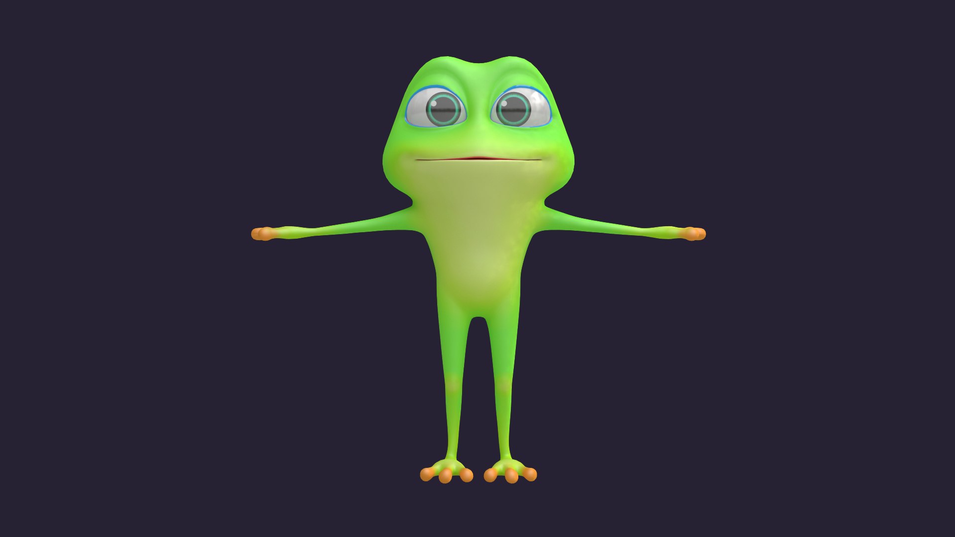 3D frog - hight animal - TurboSquid 1379192