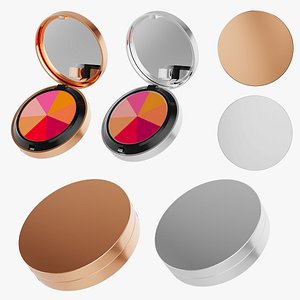 Makeup Cosmetic Compact Case 3D model
