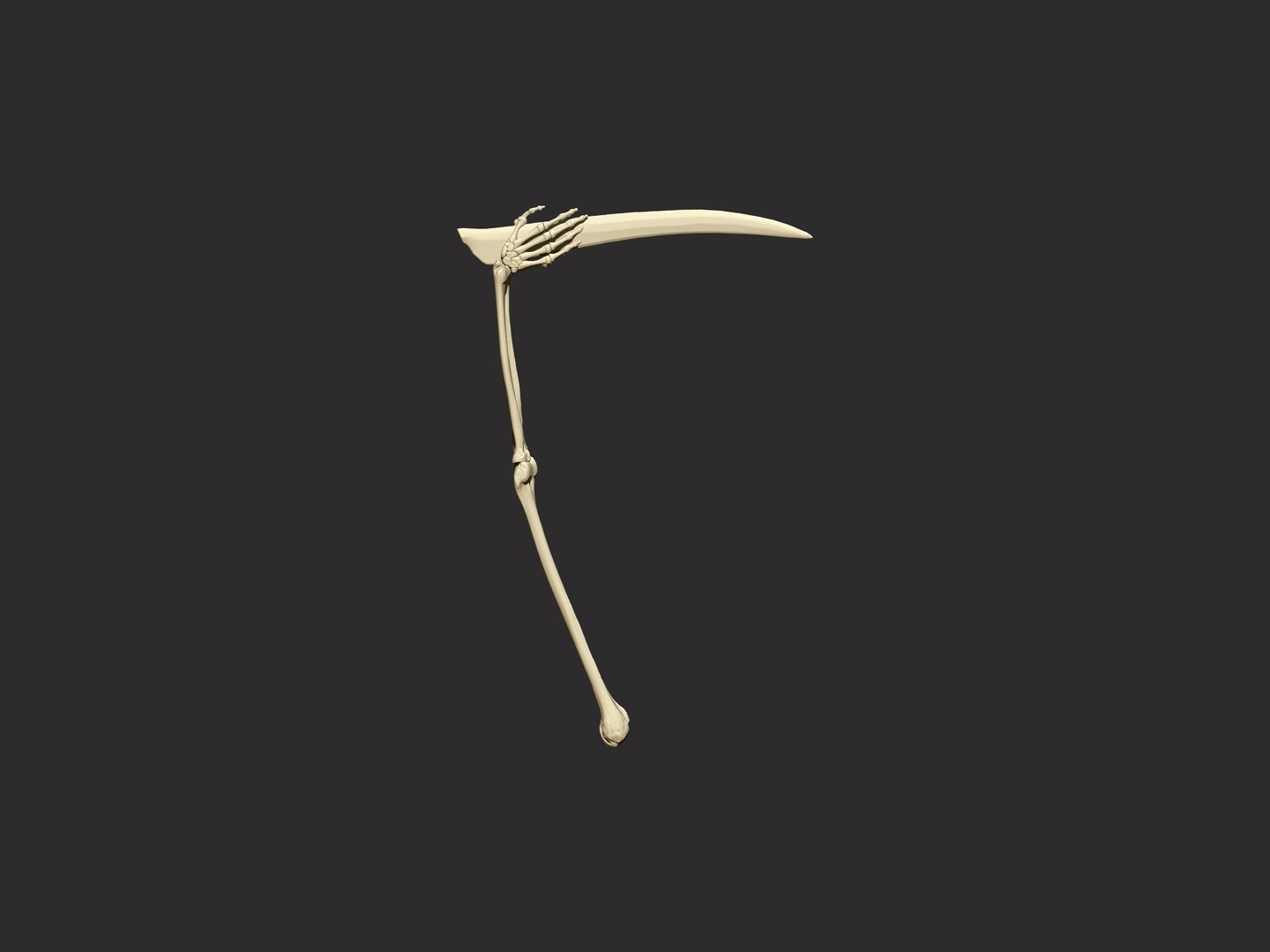 Giants Bone Scythe 3D TurboSquid 2019211   2 