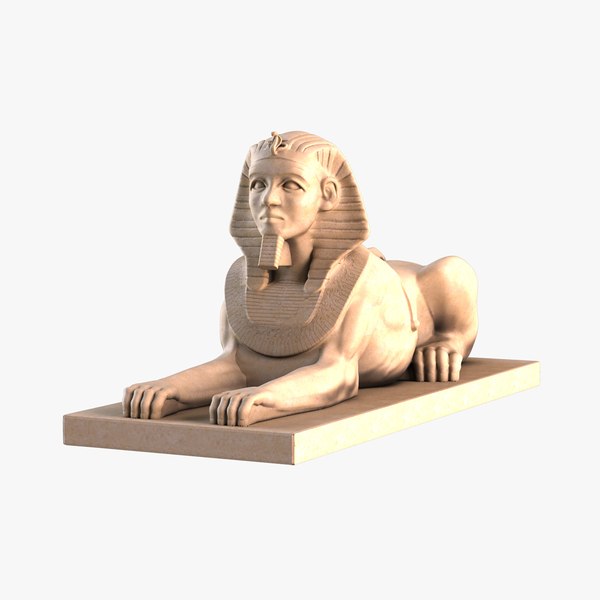 Sphinx Statue 3D model