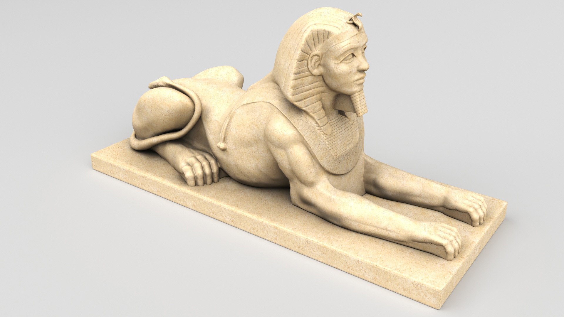 Sphinx Statue 3D Model - TurboSquid 1772187