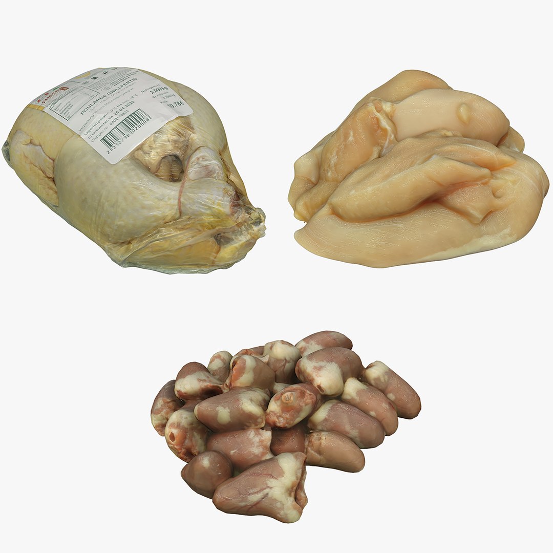 Food Chicken Collection 15 Model - TurboSquid 2061011