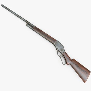Shotgun Winchester 1887 v2 3D model
