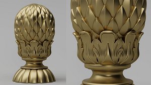 Ornamental Finial 3D model 3D