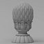 Modèle 3D de fleuron ornemental