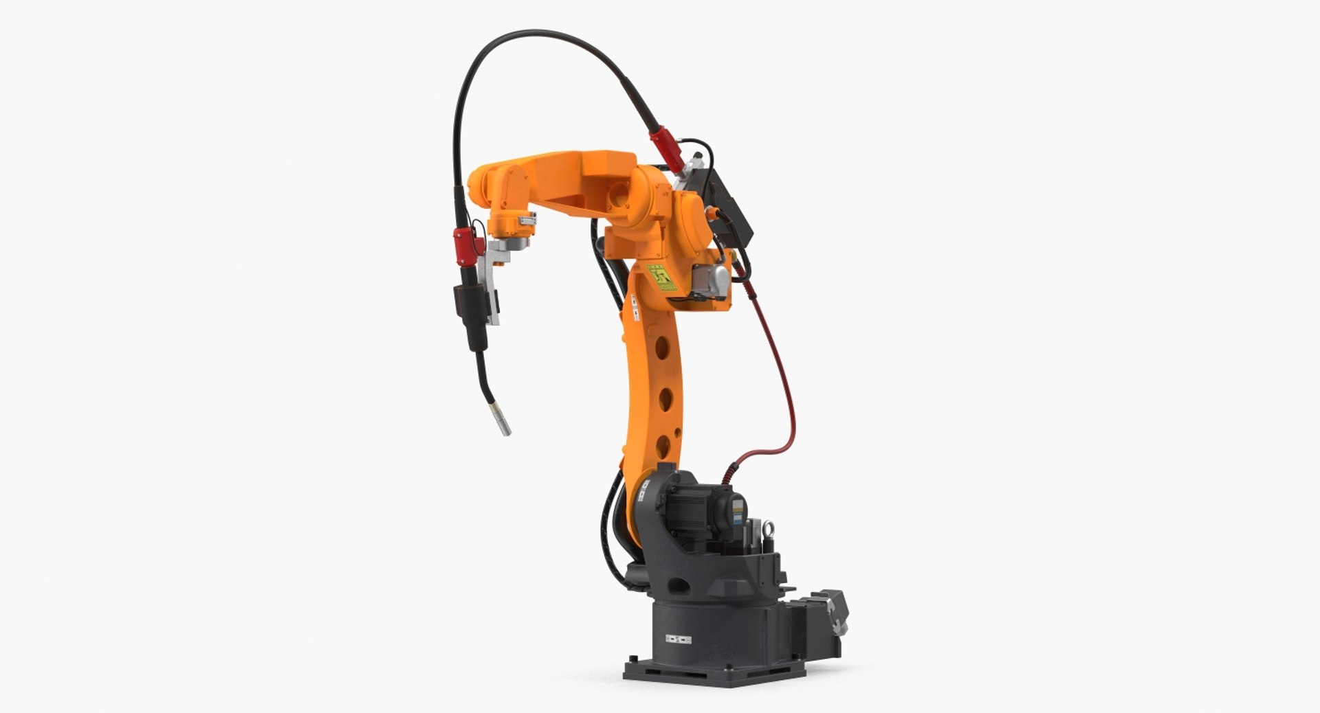 Welding Robot Generic Rigged 3D model preview
