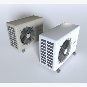 3D Rooftop AC hvac unit 3