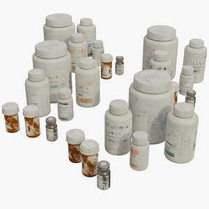 Medicine Bottle 1B model