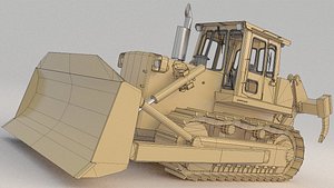 bulldozer td25g 1 3D model