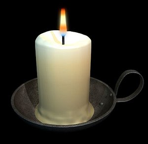 Old candle holder