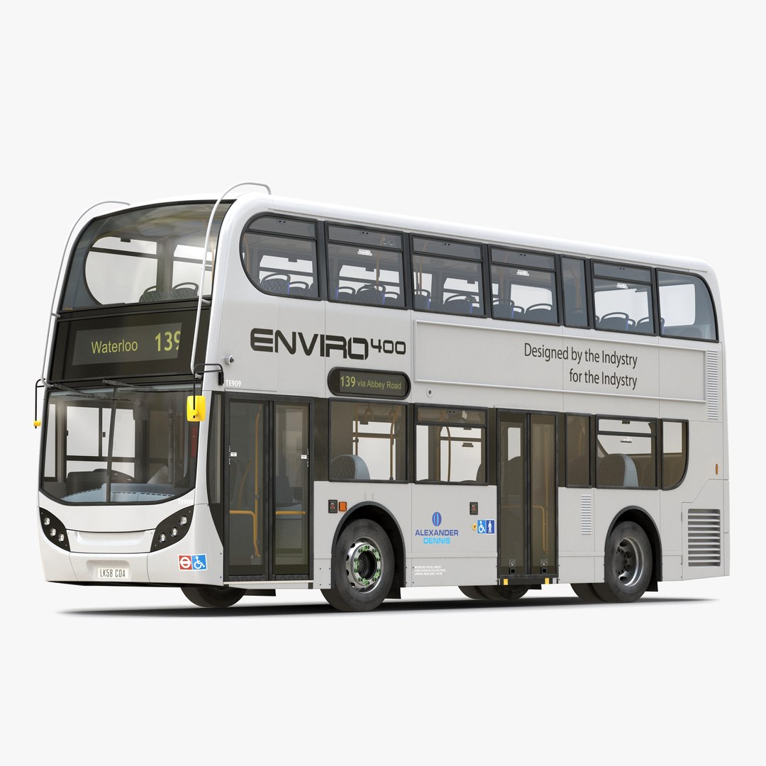 Alexander Dennis Bus Enviro400 3D model preview