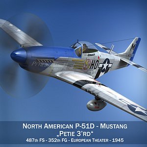 3d north american - petie model