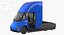 Tesla Semi Truck Rigged 3D Model
