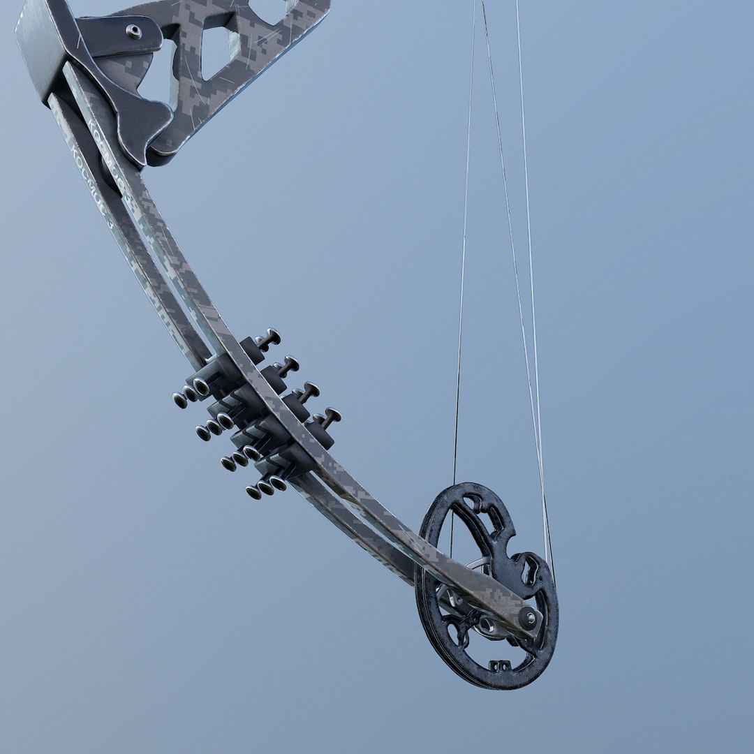 3d Model Modern Bow Compound
