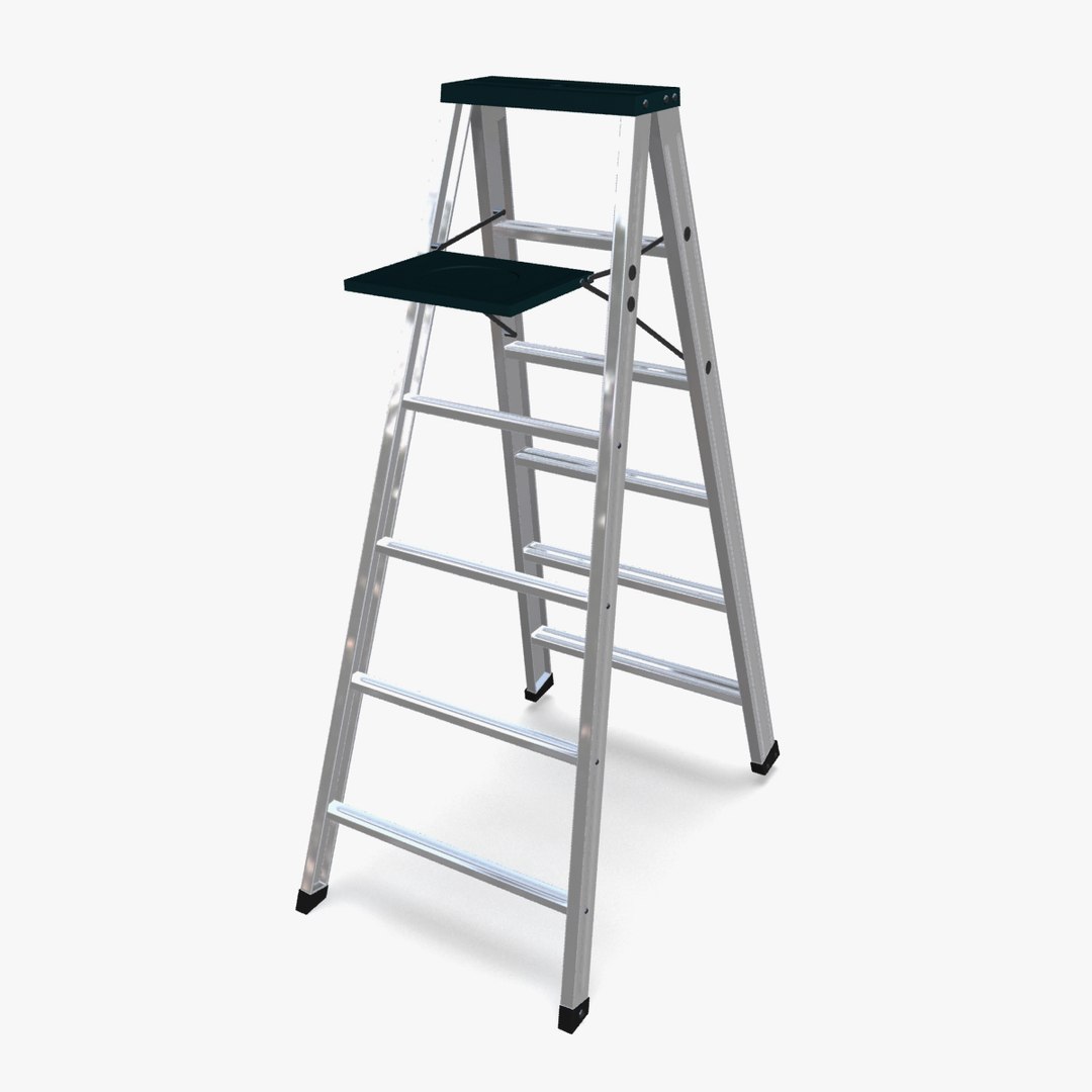 3d ladders step model