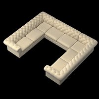 Chesterfield Kensington Sofa U-Shaped