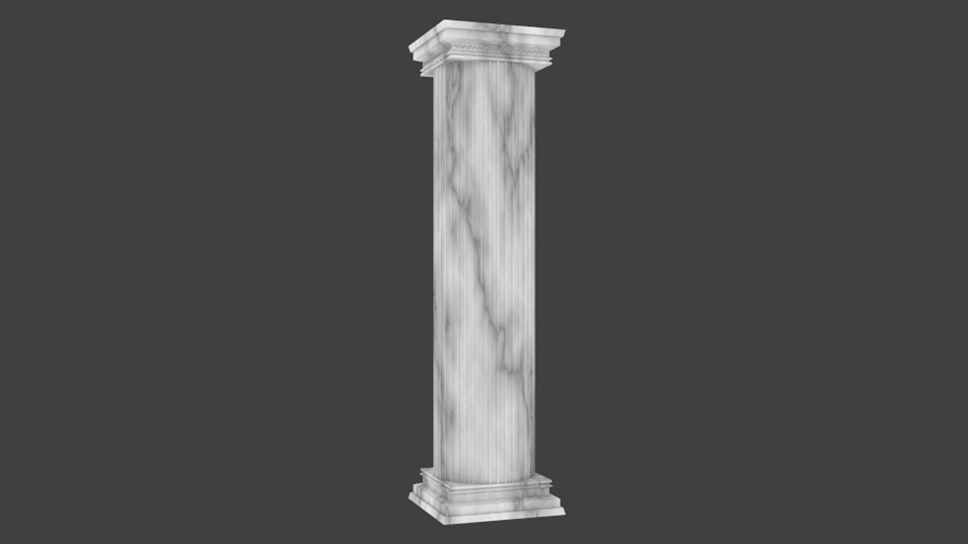 Pillar Interior Design 3d 3ds