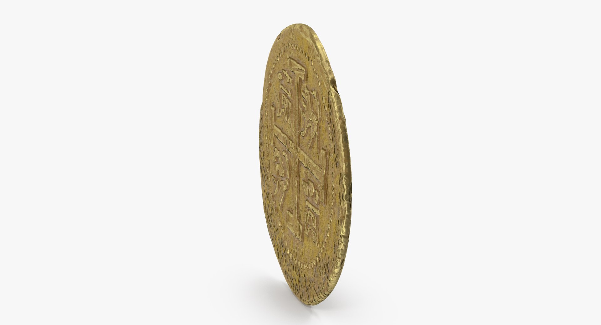 3D Gold Coin 01 Model - TurboSquid 1174420