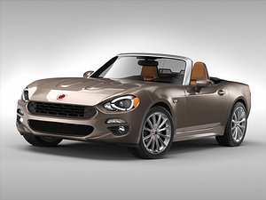 fiat car 3d model