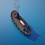 wooden rat tugboat 3d model