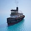 wooden rat tugboat 3d model