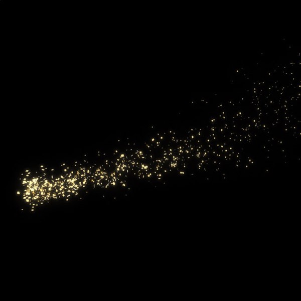 glitter animated objects