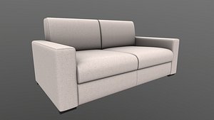 3D Sofa 2 Seater