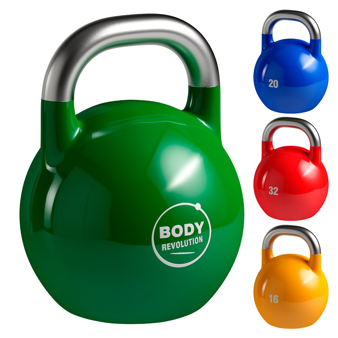 3D Kettlebell Set Model TurboSquid 2041834   0000 