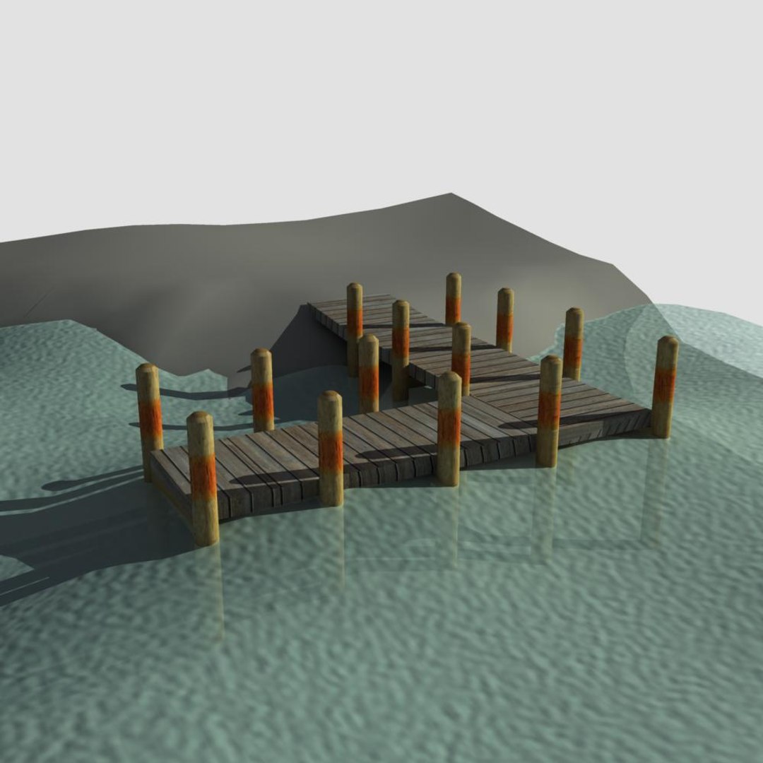 Wharf 3d Max