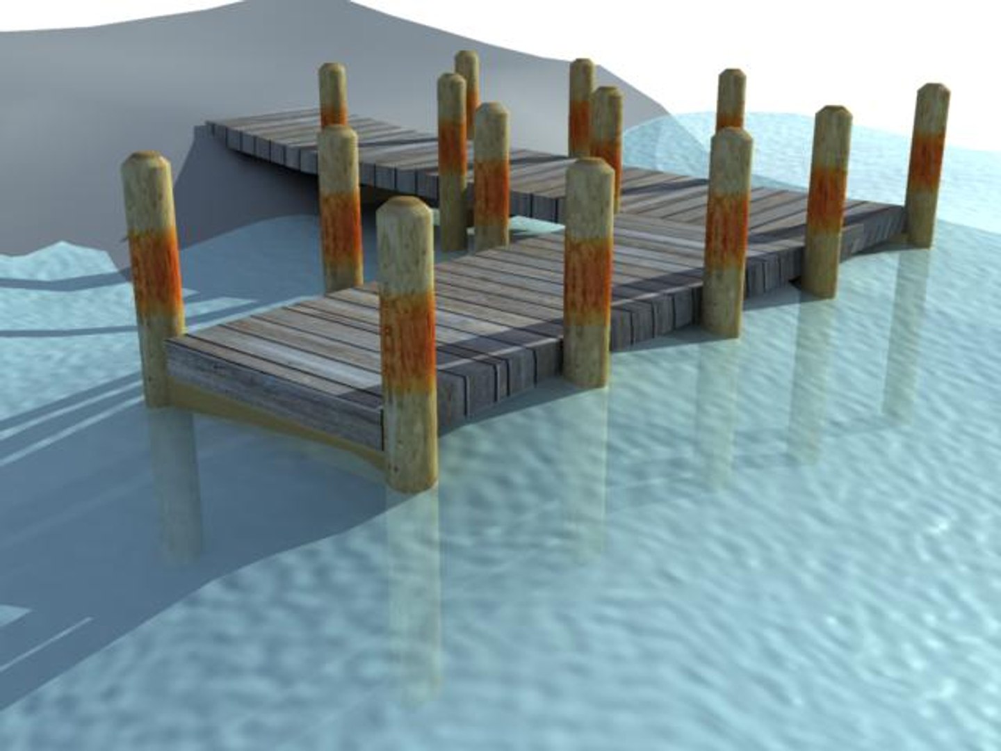Wharf 3d Max