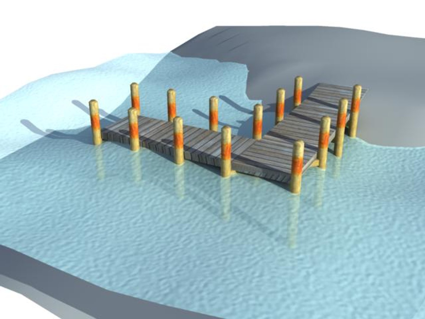Wharf 3d Max