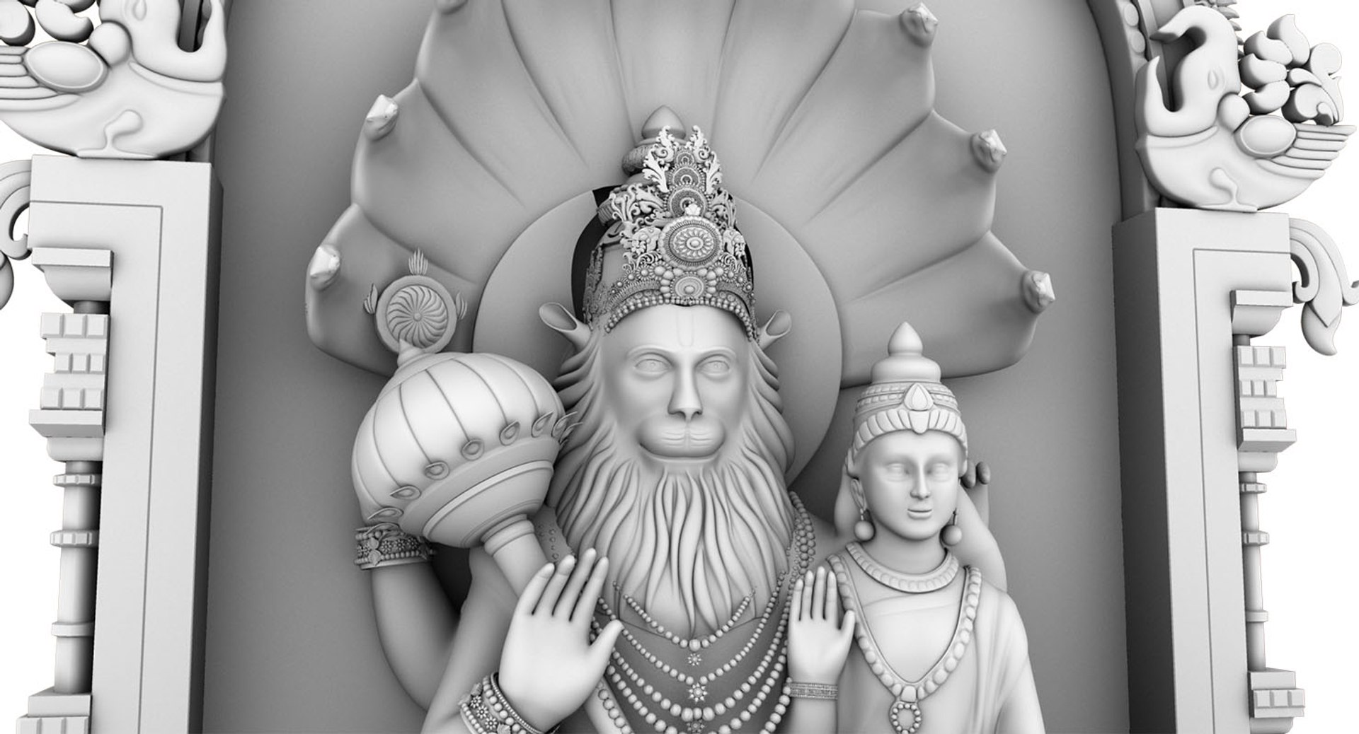 3D god narasimha - TurboSquid 1459619