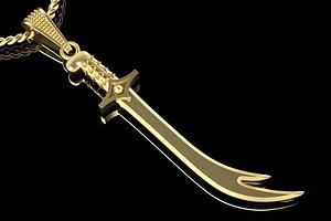 pendant sword Zulfiqar